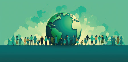 Harmonious Earth: Human and Nature Collaboration for Sustainability by Generative AIの素材