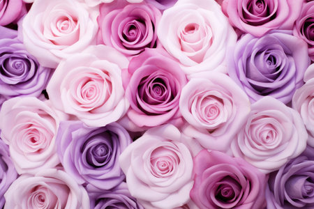 A Symphony of Pink: Lavish Rose Ensemble Emanating Grace and Romance by Generative AIの素材