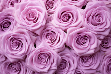 A Symphony of Pink: Lavish Rose Ensemble Emanating Grace and Romance by Generative AIの素材