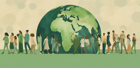 ogether for Earth: A Vision of Unity and Sustainability by Generative AIの素材