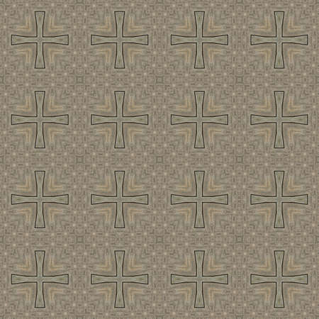 Abstract seamless pattern in gray olive tones. Mosaic for print, fabric design, wallpaper, tiles,...