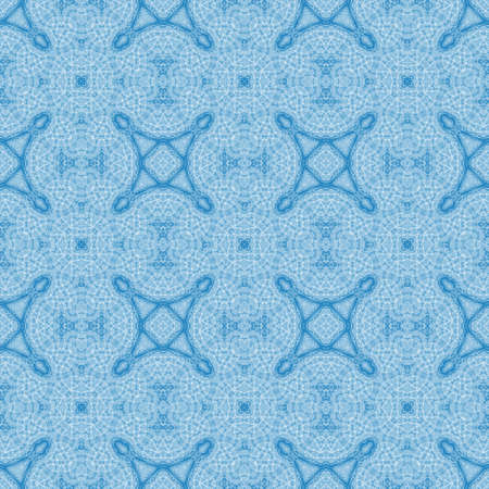 Abstract seamless pattern in azure color for print, fabric design, wallpaper, tiles, flooring.