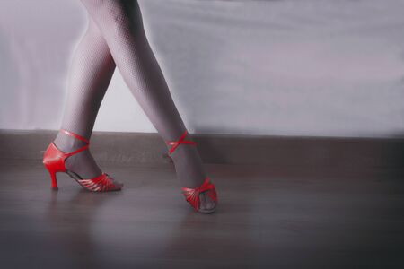 Dancing, Salsa Dancing, Human Foot, Shoe, tangoing, Latin Dance.の写真素材