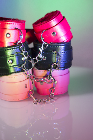 Erotic toys for bondage gamesの写真素材