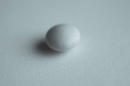 Pink pill to treat hyperthyroidism in animalsの写真素材