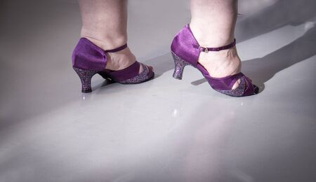 Woman dancing with salsa sandals