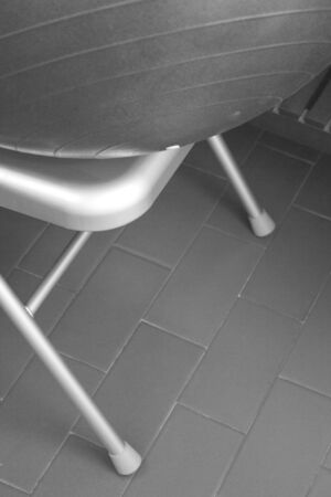 Part of a chair for yoga exercises and exercisesの写真素材