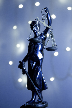 Justice goddess Themis. This figure has no specific author. No need model release.の写真素材
