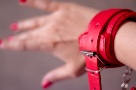 Erotic games of sadomasochism with wivesの写真素材