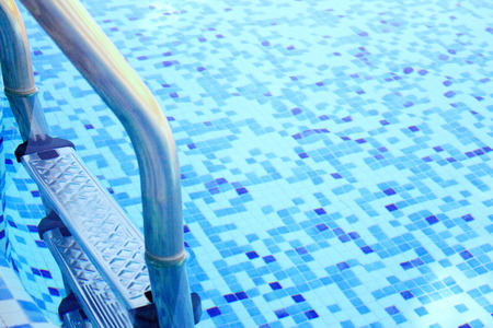 Part of a summer pool. No people. Copy spaceの写真素材