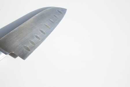 Professional knife for cutting vegetables. Isolated