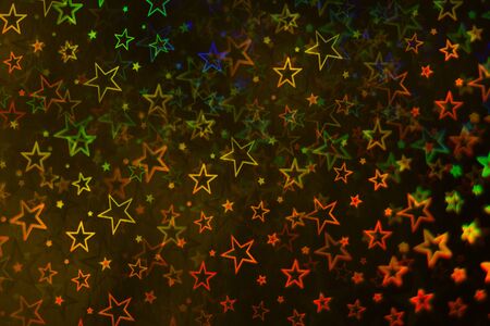 Colorful stars on backgroundの写真素材