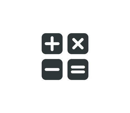 Calculator Icon Vector Illustration Design Editable Resizable EPS 10のイラスト素材