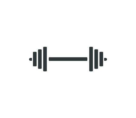 Barbell / Dumbbell Gym Icon Vector Illustration Design Editable Resizable EPS 10のイラスト素材