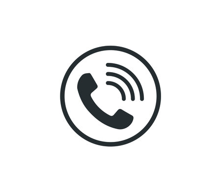 Phone Icon Flat Vector Illustration Design Editable Resizable EPS 10のイラスト素材