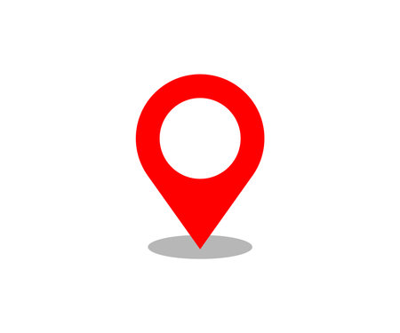Pin Point Locator Map Icon Vector Illustration Design Editable Resizable EPS 10のイラスト素材