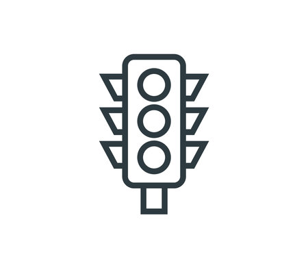 Traffic Light, Stop Light Symbol Icon Vector Design Editable Resizable EPS 10のイラスト素材