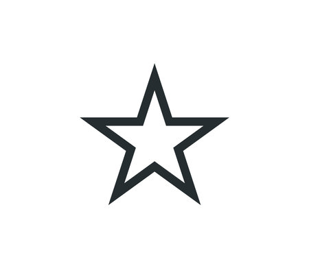 Star Flat Icon Vector Illustration Design Editable Resizable EPS 10のイラスト素材