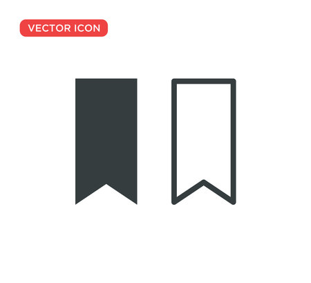 Bookmark Icon Vector Illustration Design Editable Resizable EPS 10のイラスト素材