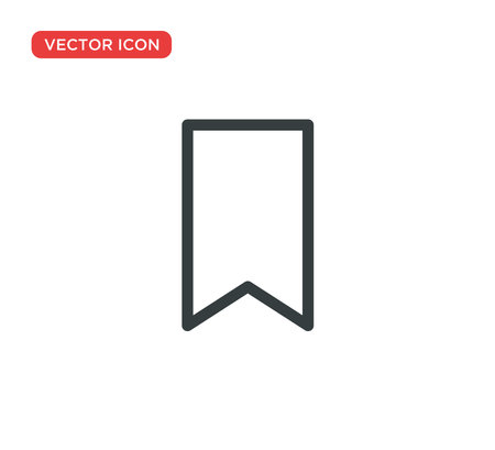 Bookmark Icon Vector Illustration Design Editable Resizable EPS 10のイラスト素材