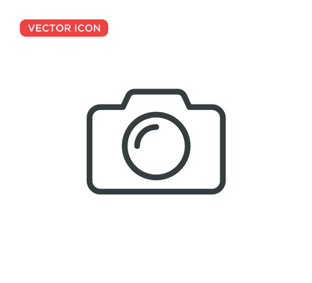 Camera Icon Vector Illustration Design Editable Resizable EPS 10のイラスト素材