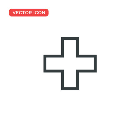 Medical Cross Icon Vector Illustration Design Editable Resizable EPS 10のイラスト素材