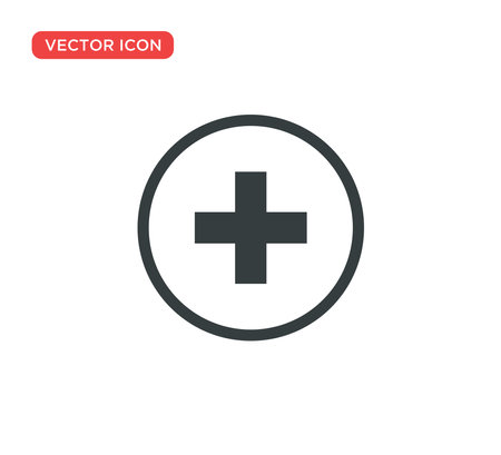 Medical Cross Icon Vector Illustration Design Editable Resizable EPS 10のイラスト素材
