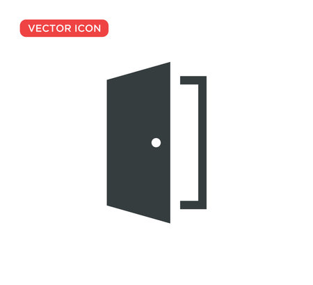 Door Icon Vector Illustration Design Editable Resizable EPS 10のイラスト素材