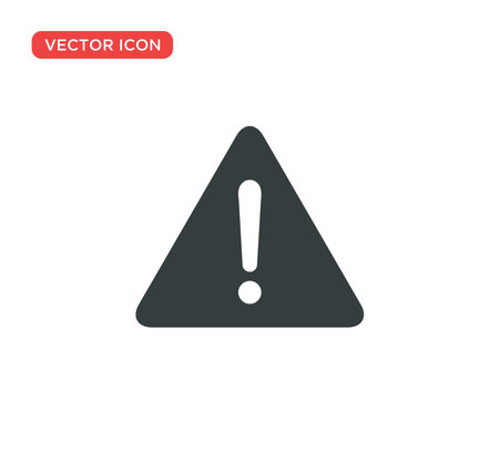 Exclamation Sign Icon Vector Illustration Design Editable Resizable EPS 10のイラスト素材