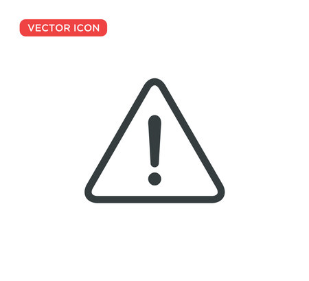 Exclamation Sign Icon Vector Illustration Design Editable Resizable EPS 10のイラスト素材