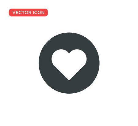 Heart Love Icon Vector Illustration Design Editable Resizable EPS 10のイラスト素材