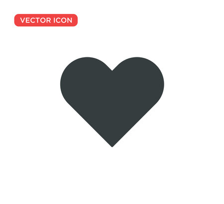 Heart Love Icon Vector Illustration Design Editable Resizable EPS 10のイラスト素材