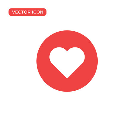 Heart Love Icon Vector Illustration Design Editable Resizable EPS 10のイラスト素材