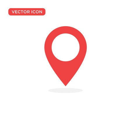 Pin Location Mark Sign Icon Vector Illustration Design Editable Resizable EPS 10のイラスト素材