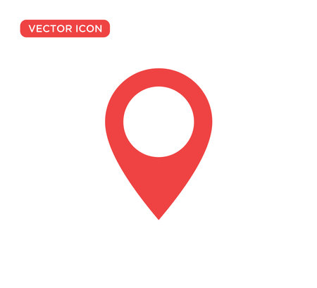 Pin Location Mark Sign Icon Vector Illustration Design Editable Resizable EPS 10のイラスト素材