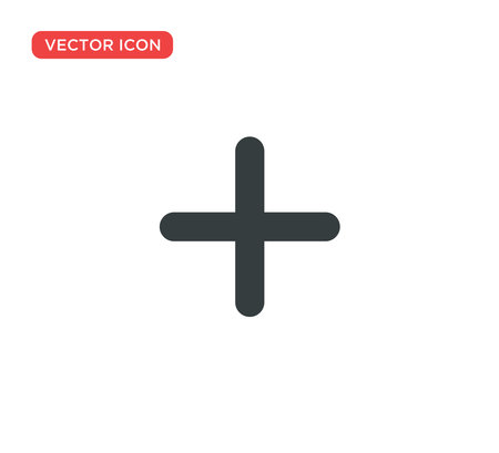Plus Icon Vector Illustration Design Editable Resizableのイラスト素材