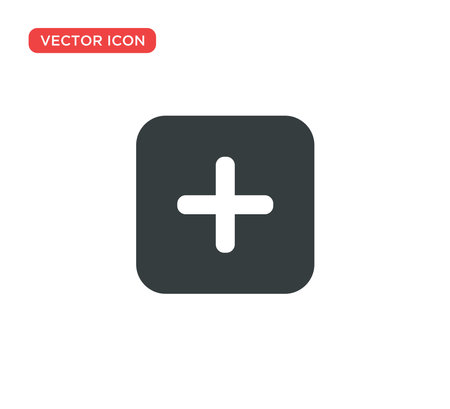 Plus Icon Vector Illustration Design Editable Re sizableのイラスト素材
