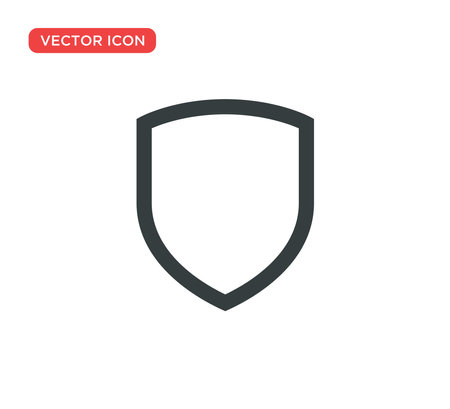 Shield Protection Icon Vector Illustration Designのイラスト素材
