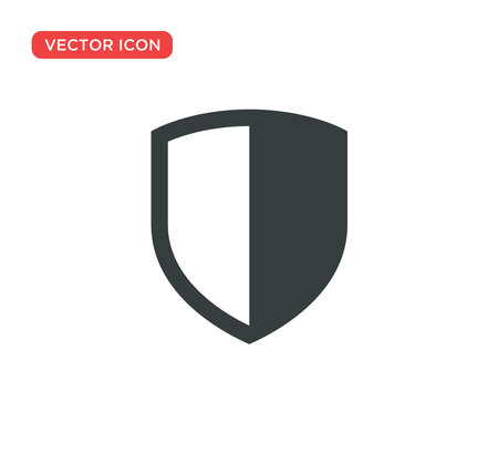 Shield Protection Icon Vector Illustration Designのイラスト素材