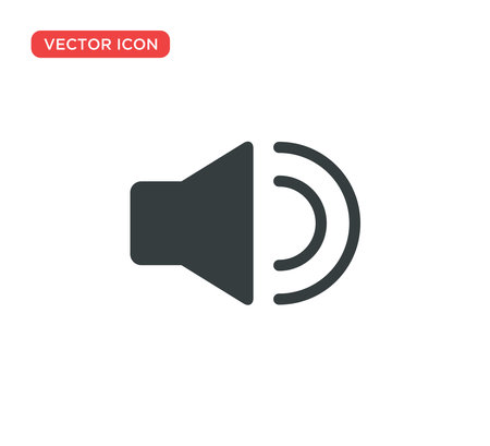 Sound Icon Vector Illustration Design Editable Resizable EPS 10のイラスト素材