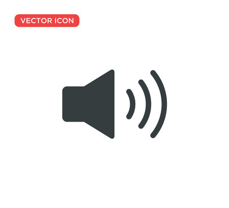 Sound Icon Vector Illustration Design Editable Resizable EPS 10のイラスト素材