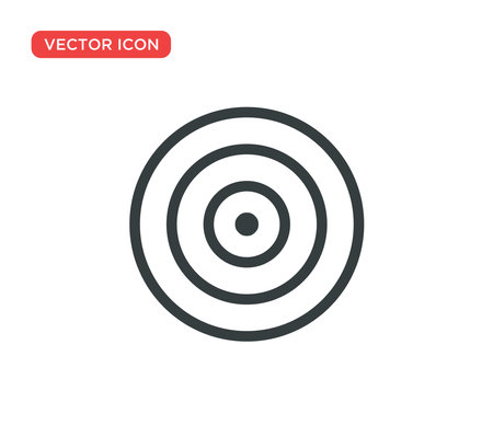 Target Icon Vector Illustration Design Editable Resizable EPS 10のイラスト素材