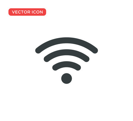 Wifi Signal Icon Vector Illustration Design Editable Resizable EPS 10のイラスト素材