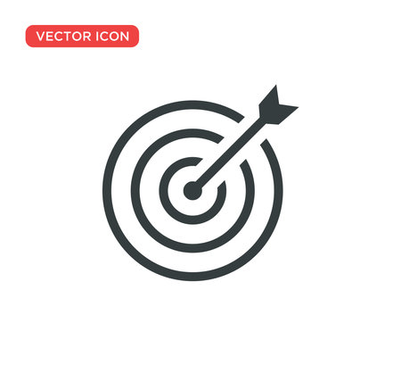 Target Icon Vector Illustration Design Editable Resizable EPS 10のイラスト素材