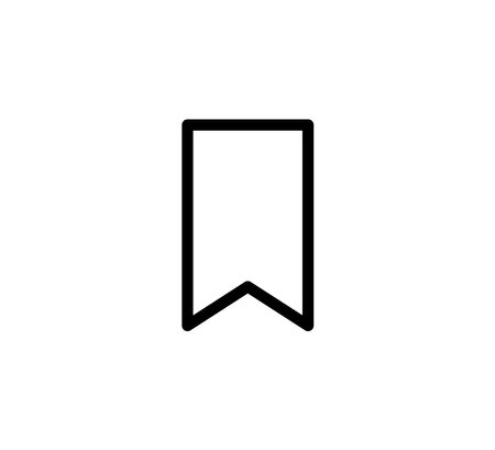 Bookmark Icon Logo Vector Illustration Design Editable Resizable EPS 10のイラスト素材