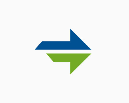 Arrow Logo Icon Vector Illustration Template Design Editable Resizable EPS 10のイラスト素材
