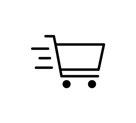 Shopping Cart Icon Logo Vector Illustration Design Editable Resizable EPS 10のイラスト素材