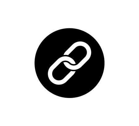 Chain Icon Logo Vector Illustration Design Editable Resizable EPS 10のイラスト素材