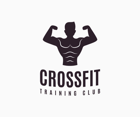 Fitness Gym Logo Vector Icon Illustration Template Design Editable Resizable EPS 10のイラスト素材
