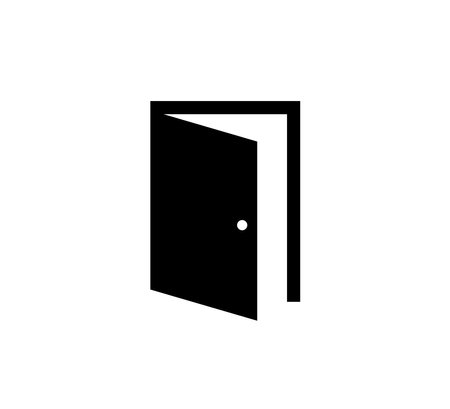 Door Icon Logo Vector Illustration Design Editable Resizable EPS 10のイラスト素材